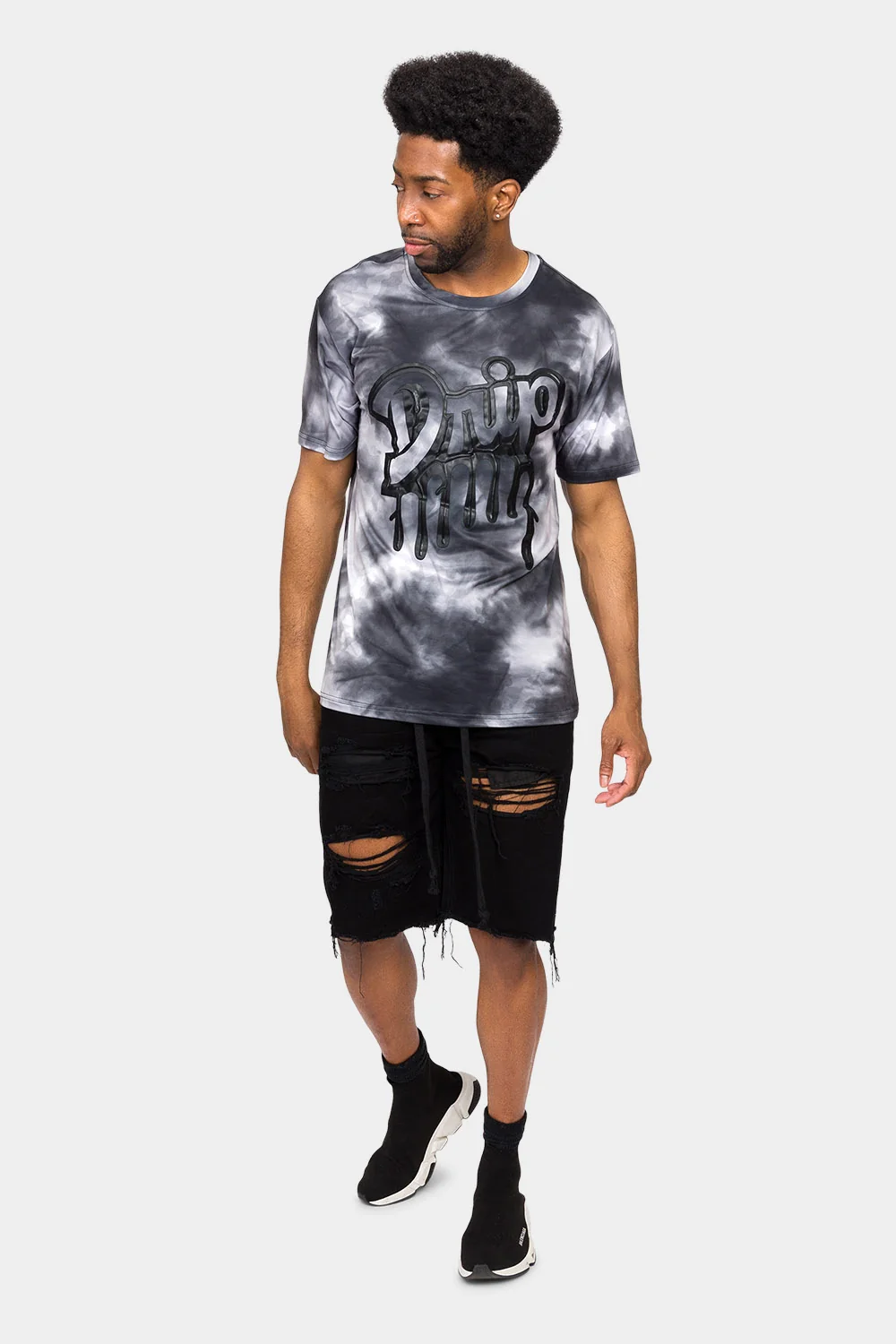 Haze Tie Dye Drip T-Shirt - Image 15