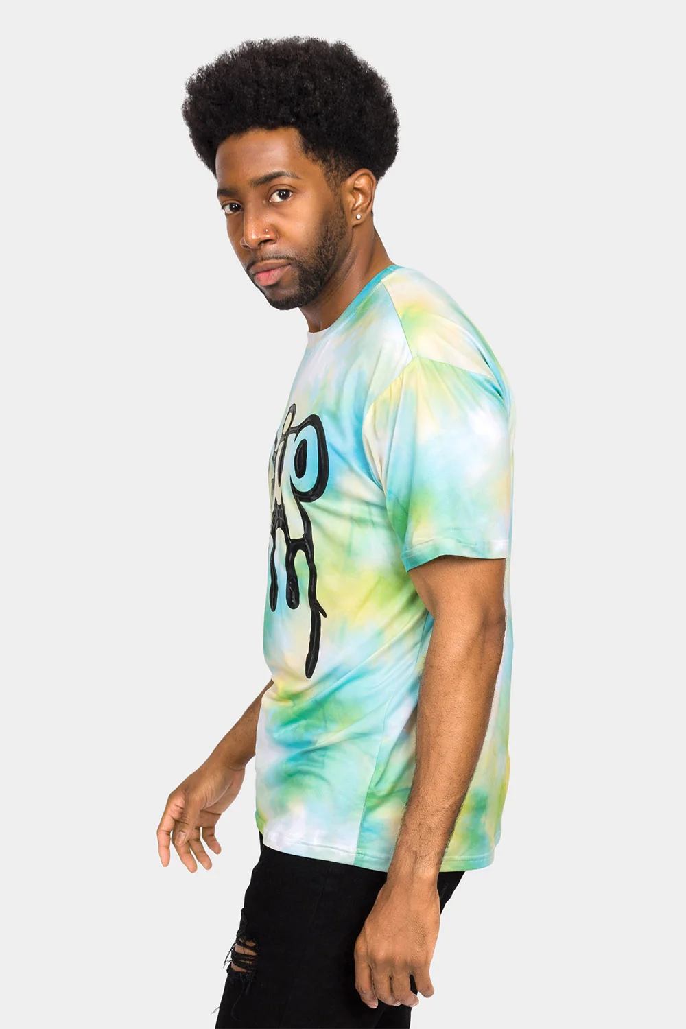Haze Tie Dye Drip T-Shirt - Image 3