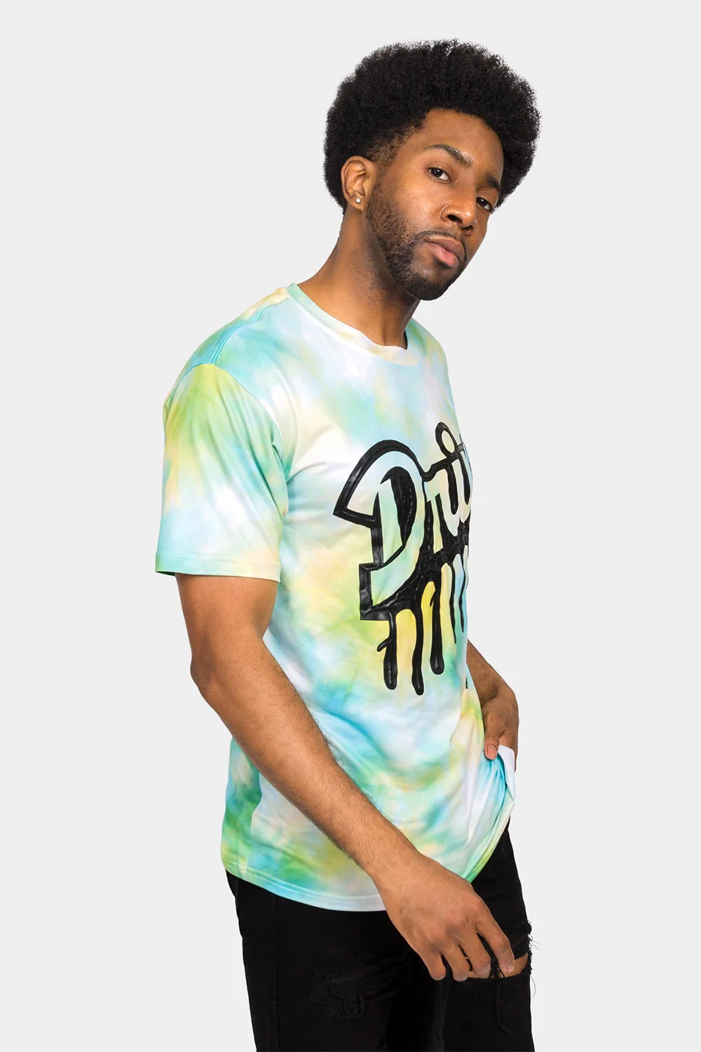 Haze Tie Dye Drip T-Shirt - Image 5