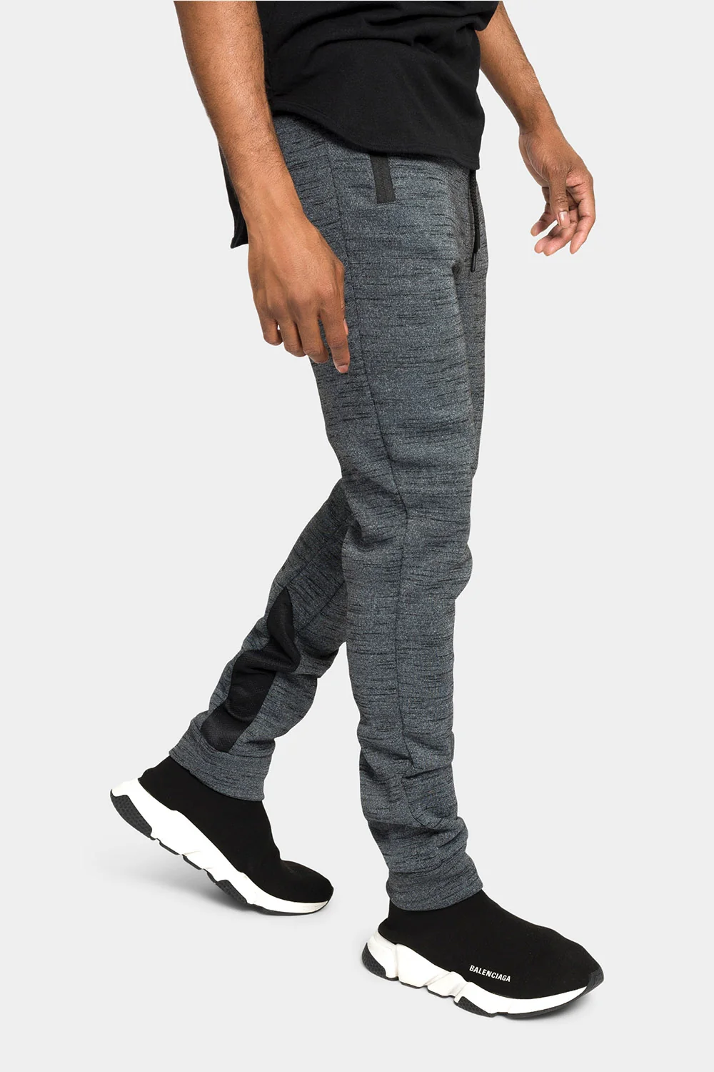 Heathered Cuffed Jogger Sweatpants - Image 10
