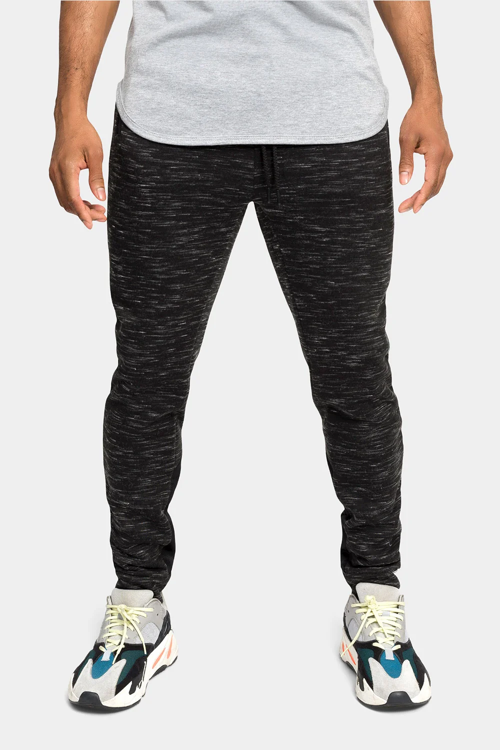 Heathered Cuffed Jogger Sweatpants - Image 2