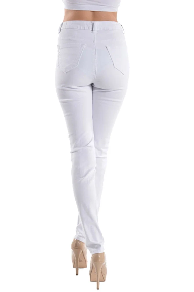 High Rise Destroyed Skinny Fit Jeans - Image 4