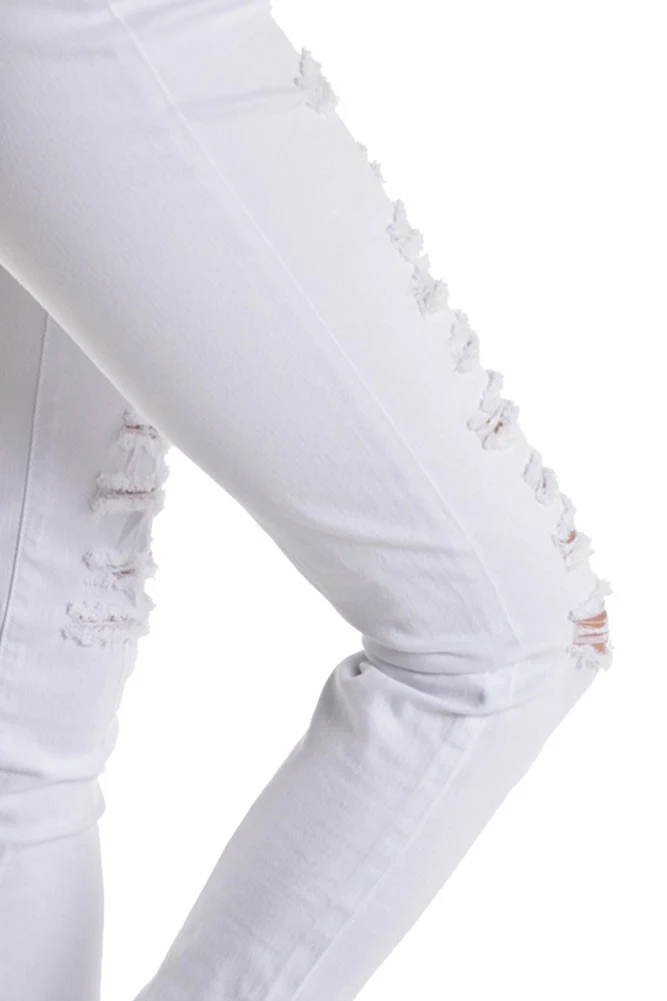 High Rise Destroyed Skinny Fit Jeans - Image 5