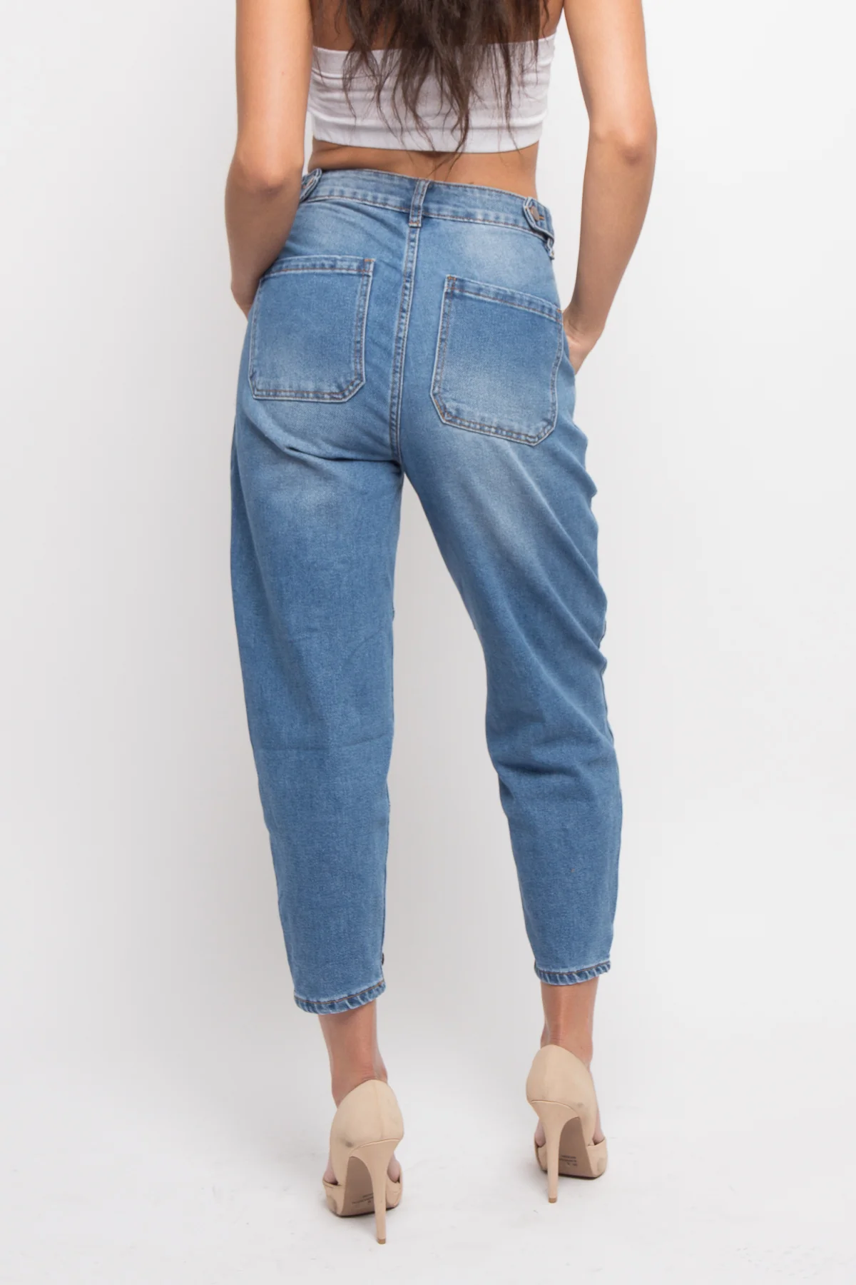 High Rise Slouchy Jeans - Image 3