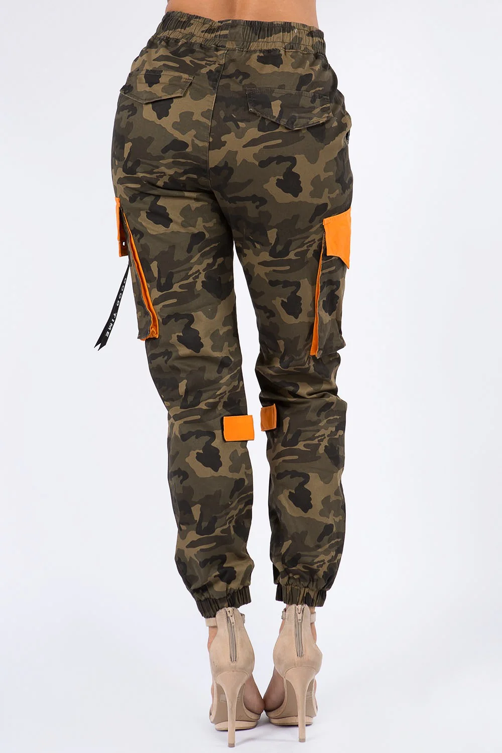 High Waist Utility Cargo Joggers - Image 8
