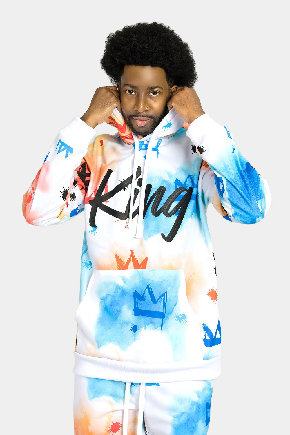 King Tie Dye Fleece Set - Image 5