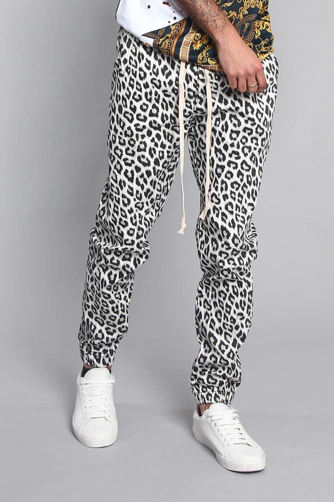 Leopard Print Joggers - Image 10