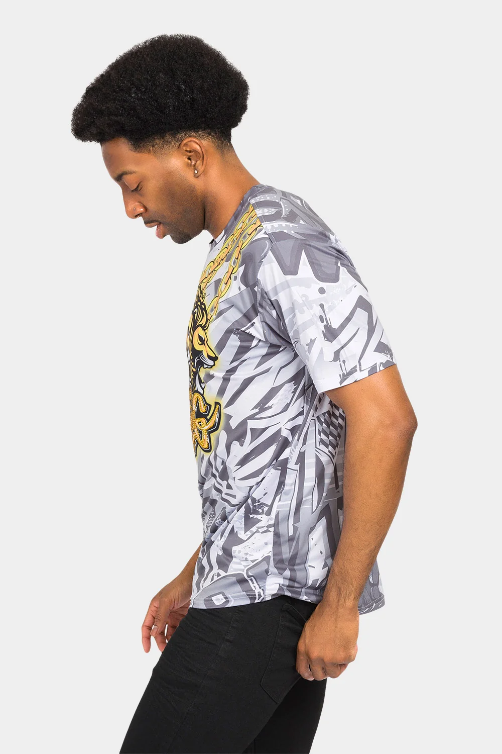 Lion King Gold Chain T-Shirt - Image 2