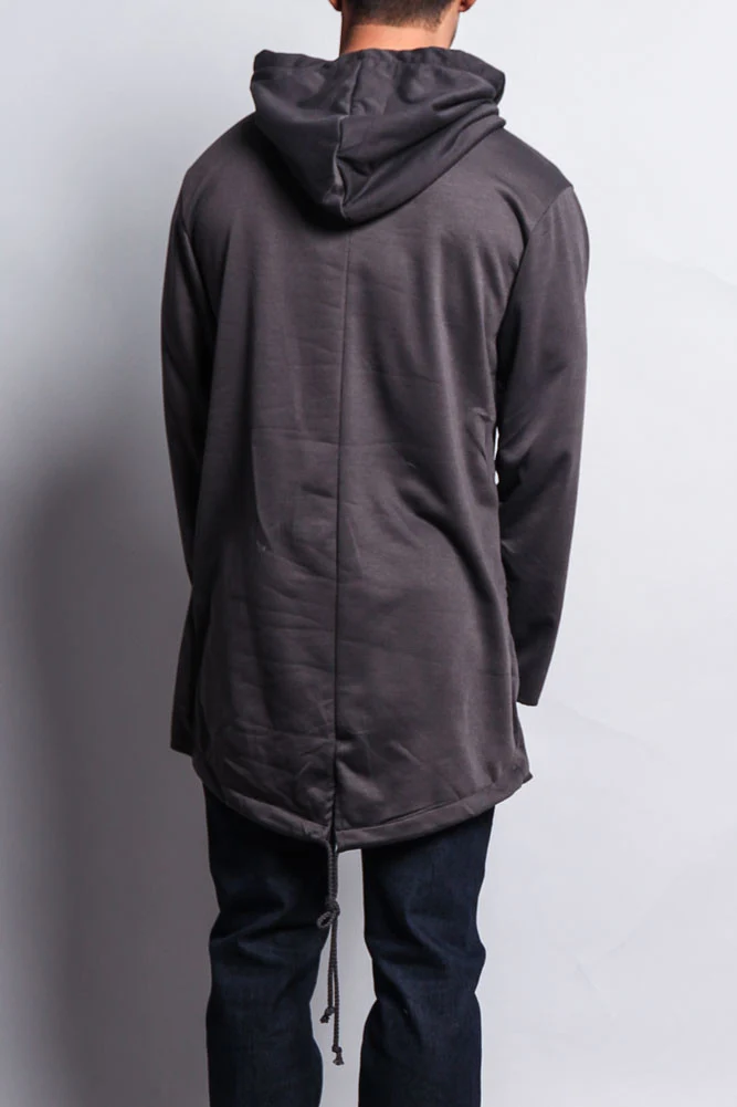 Long Length Fishtail Pullover Hoodie - Image 12