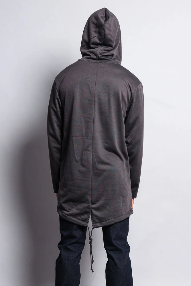 Long Length Fishtail Pullover Hoodie - Image 16