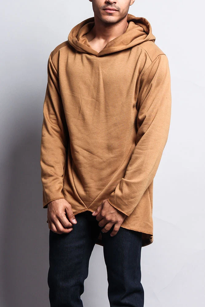 Long Length Fishtail Pullover Hoodie - Image 18