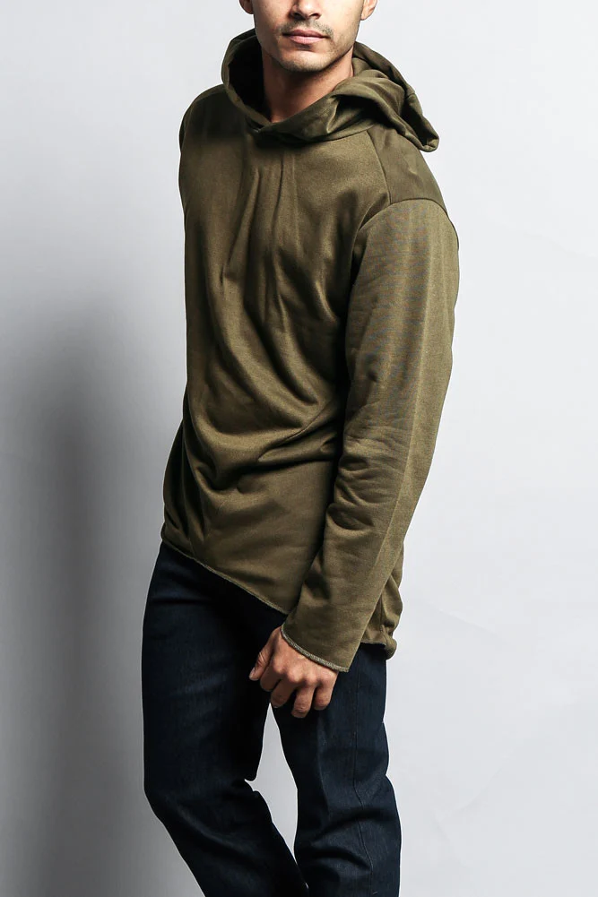 Long Length Fishtail Pullover Hoodie - Image 26