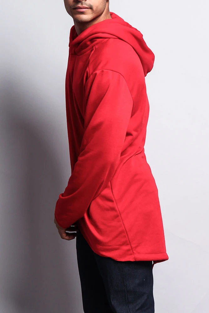 Long Length Fishtail Pullover Hoodie - Image 27