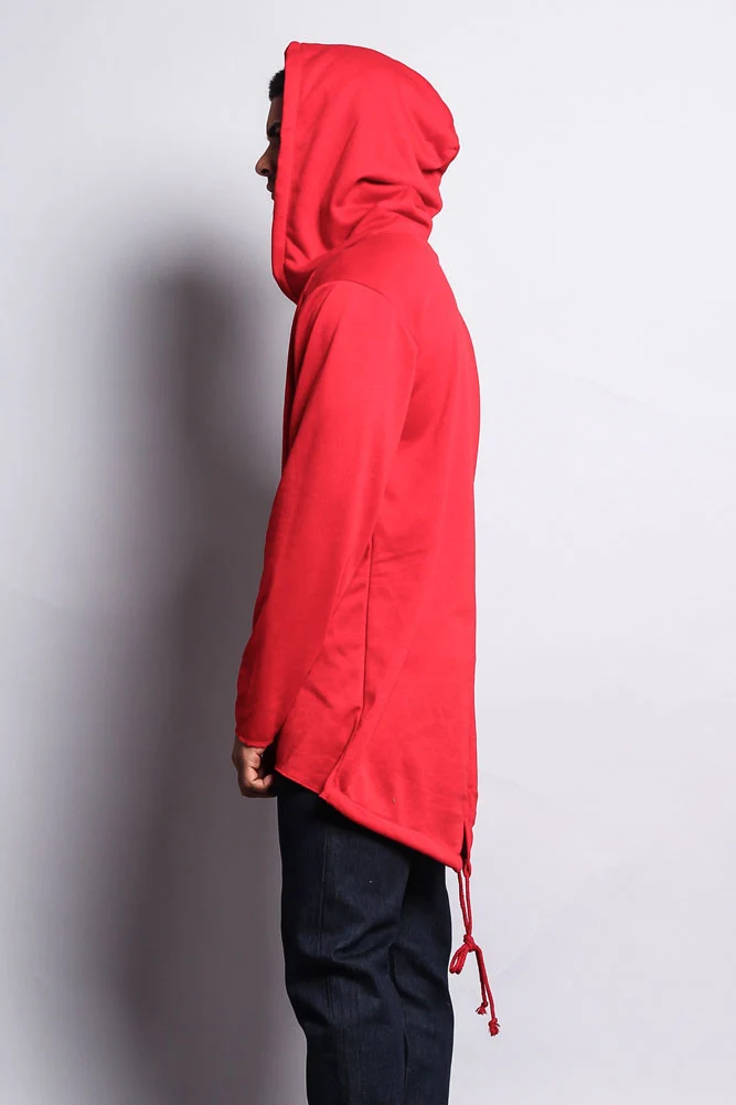 Long Length Fishtail Pullover Hoodie - Image 32