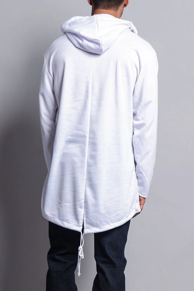 Long Length Fishtail Pullover Hoodie - Image 42