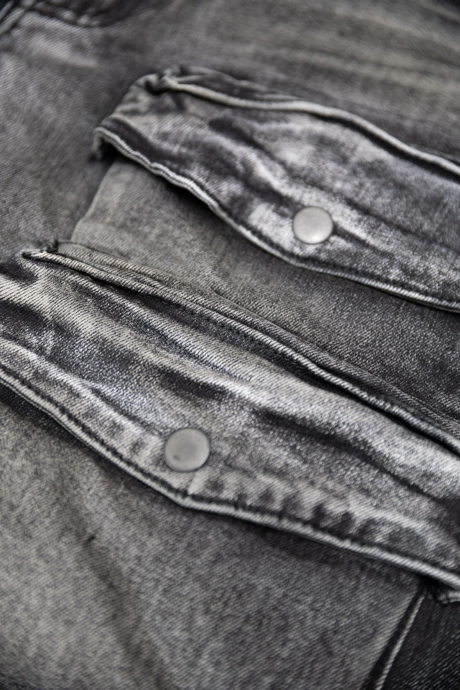 Men's 3D Pocket Cargo Baggy Denim Jeans - Image 10