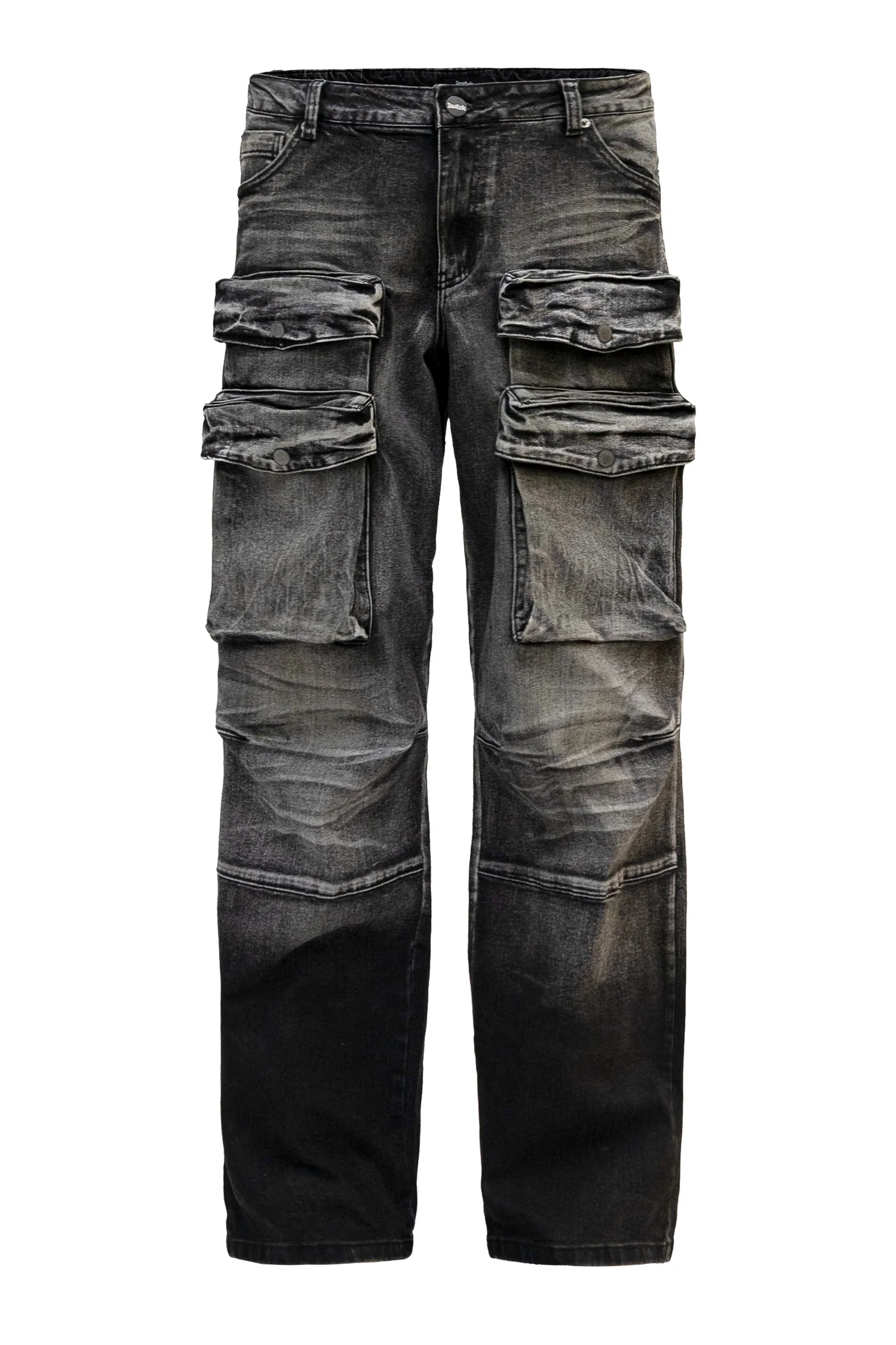 Men's 3D Pocket Cargo Baggy Denim Jeans - Image 6