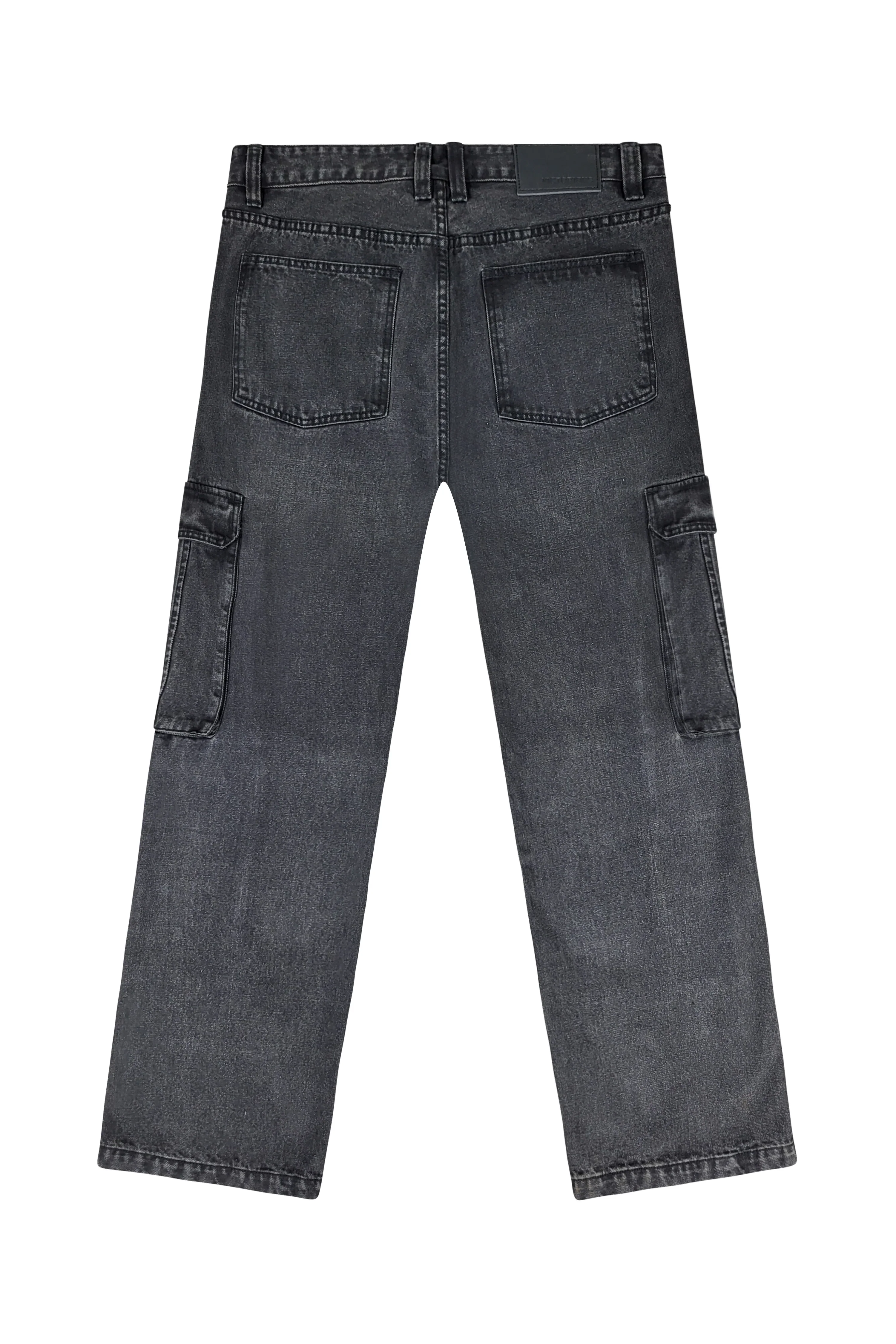 Men's Baggy Fit Cargo Denim Jeans - Image 14