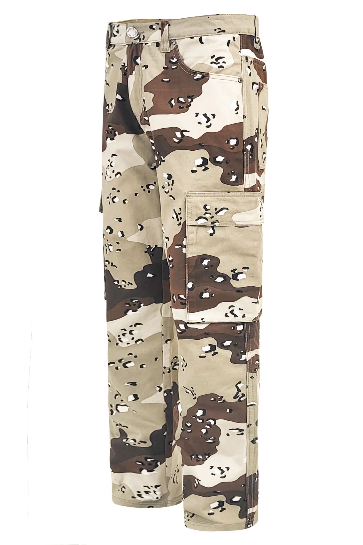 Men's Baggy Fit Desert Camo Cargo Jeans - Image 6