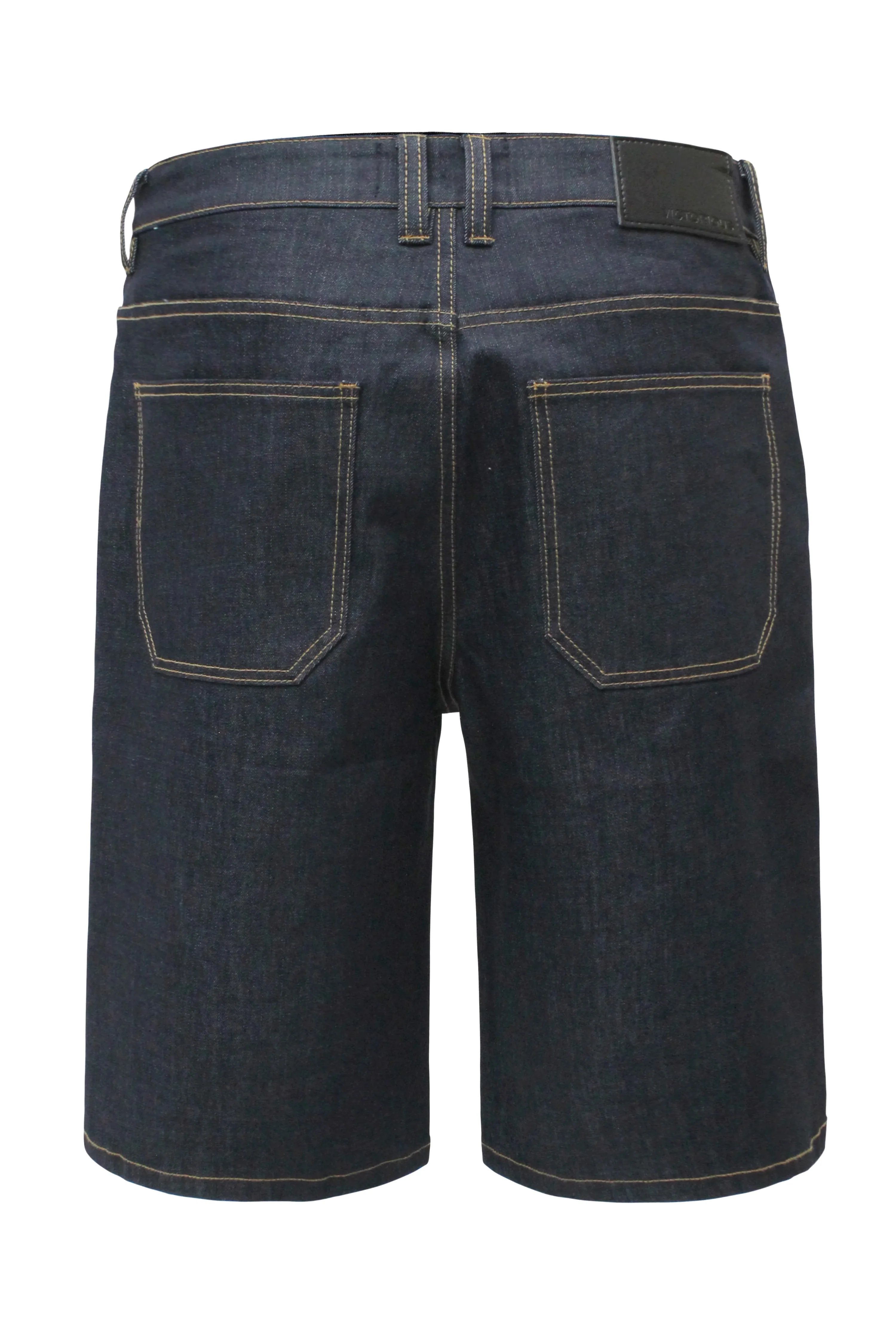 Men's Baggy Fit Raw Denim Shorts - Image 6