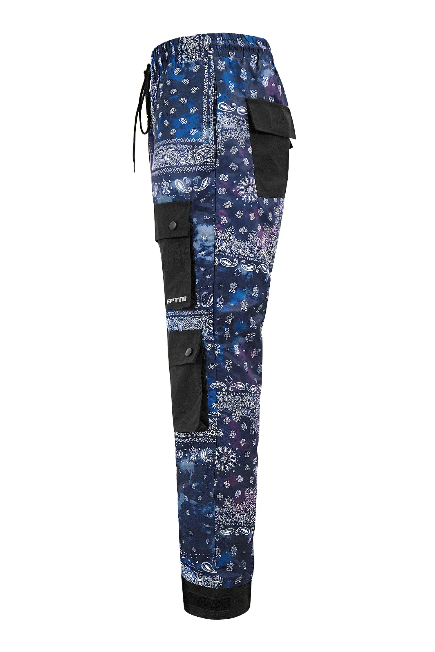 Men's Bandana Print Hyper Cargo Jogger Pants - Image 11