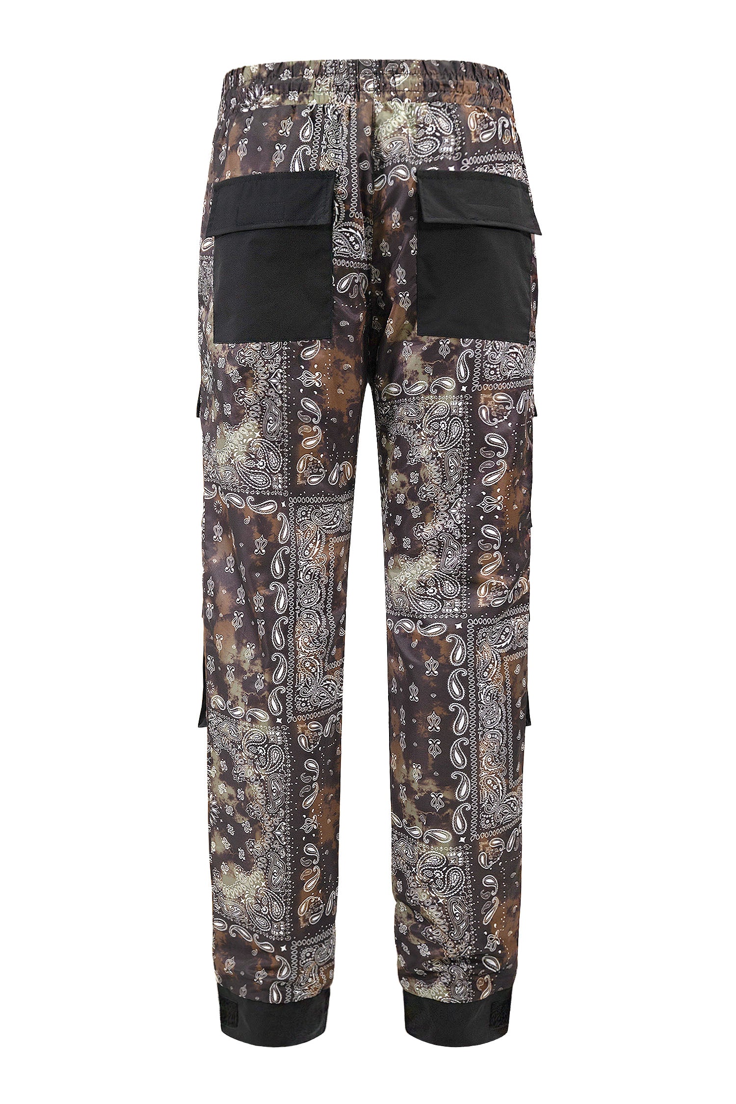 Men's Bandana Print Hyper Cargo Jogger Pants - Image 16