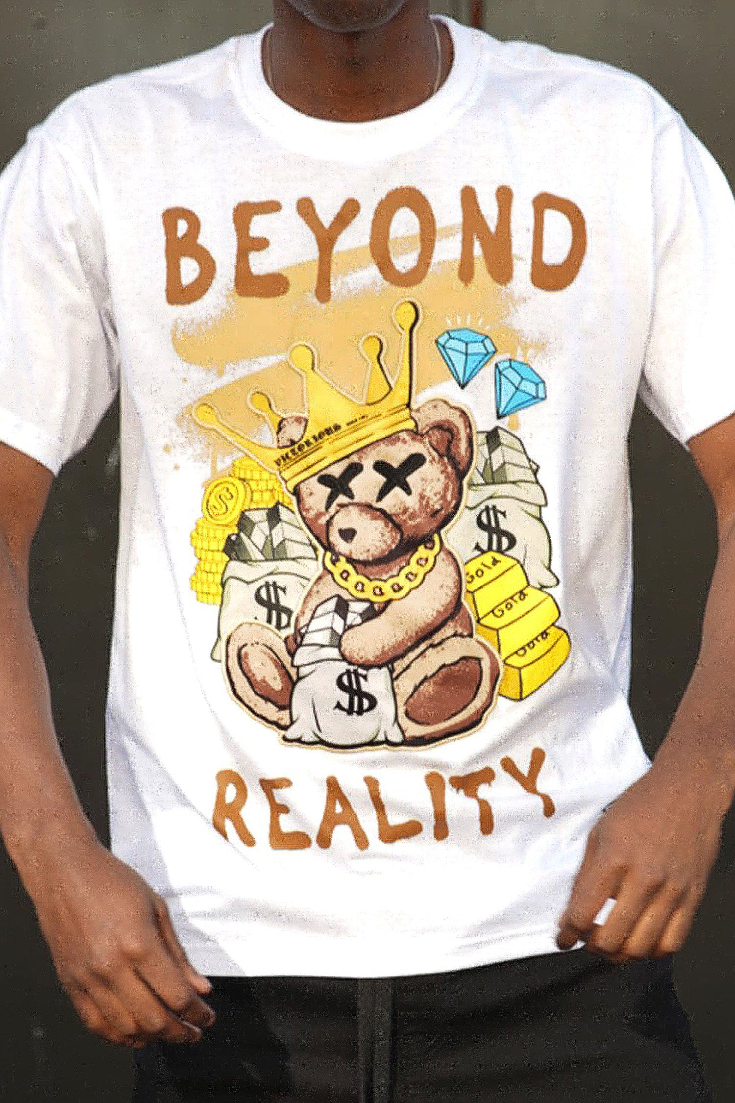 Men's Beyond Reality Patched Graphic T-Shirt - Image 6