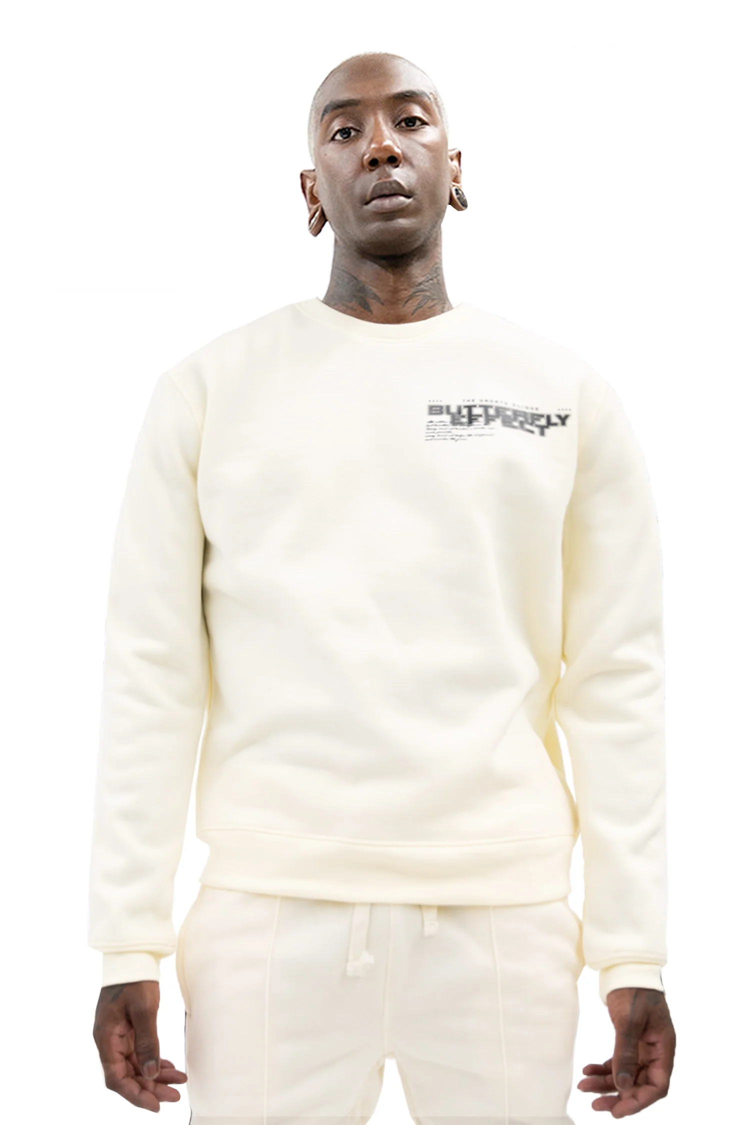 Men's Butterfly Effect Long Sleeve Graphic Crewneck Sweatshirt - Image 16