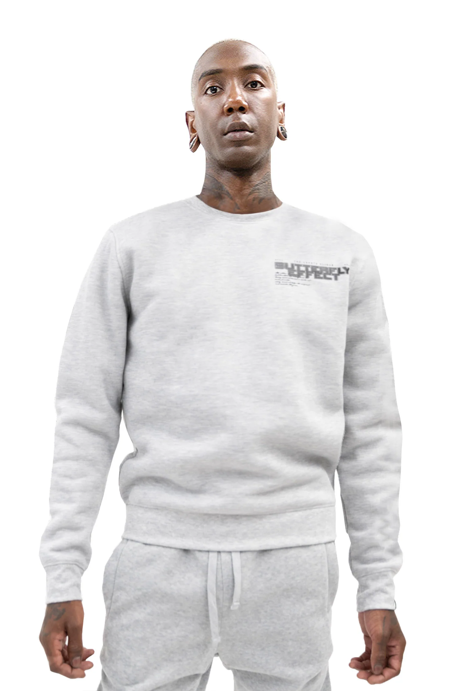 Men's Butterfly Effect Long Sleeve Graphic Crewneck Sweatshirt - Image 4
