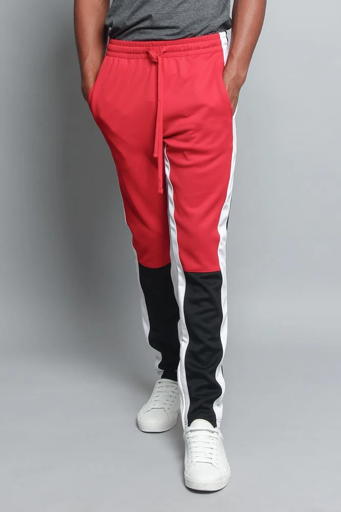Men's Color Blocked Track Pants - Image 23
