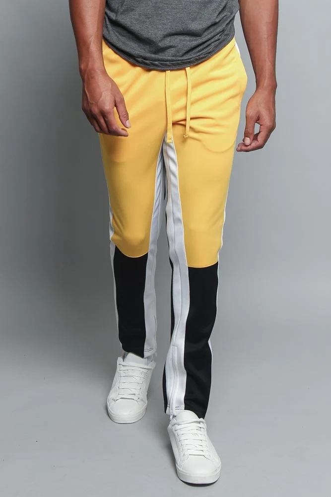 Men's Color Blocked Track Pants - Image 41