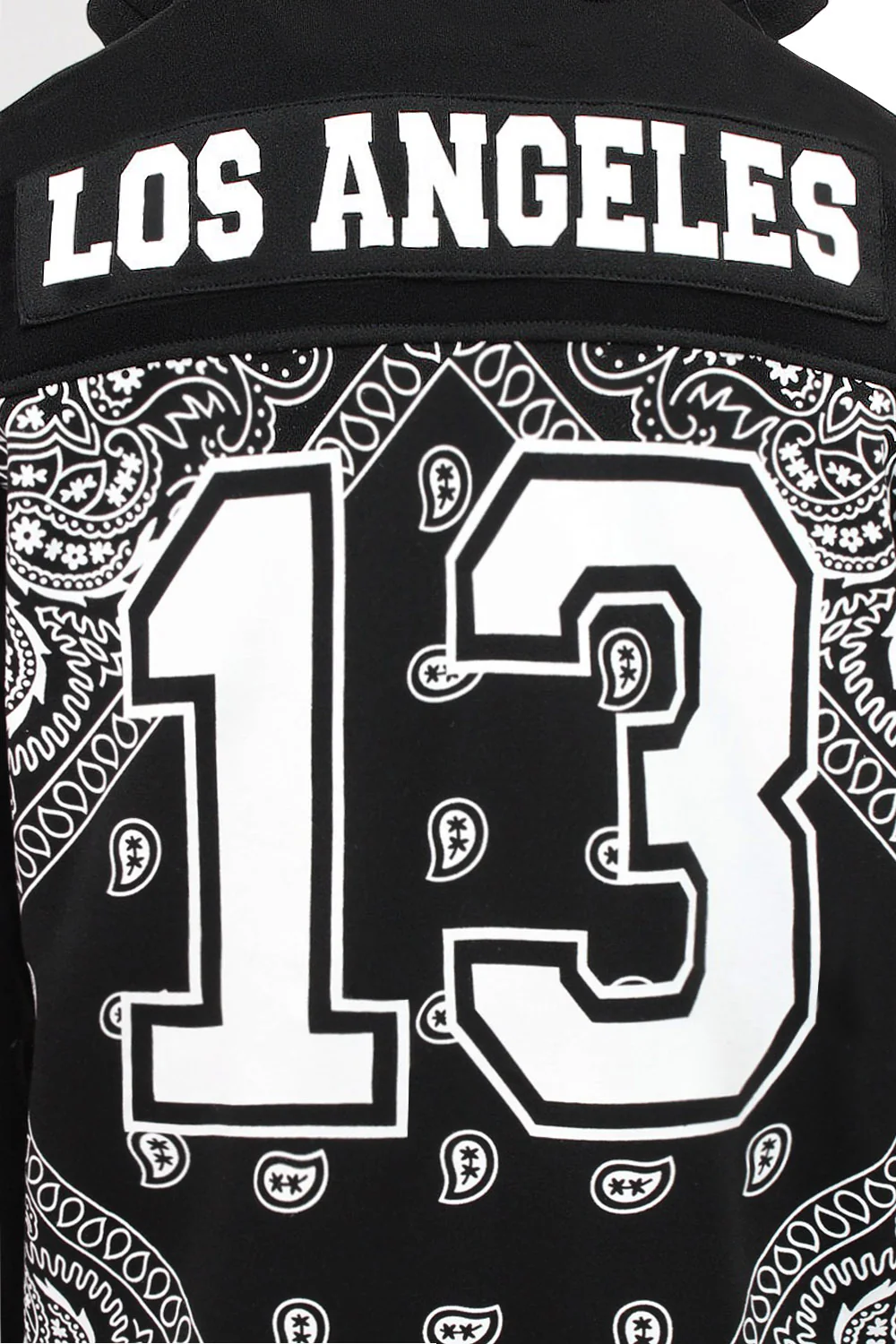 Men's Essential #13 Los Angeles Paisley Bandana Hoodie - Image 3