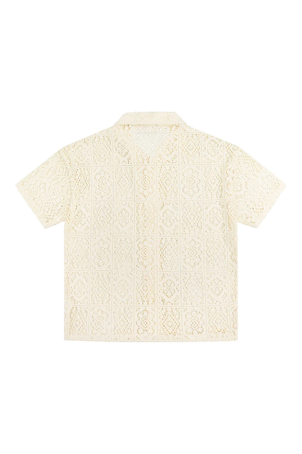 Crochet Knit Sweater Shirt - Image 11