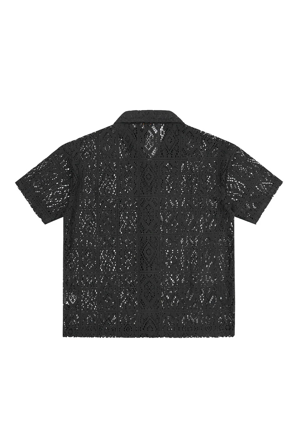 Crochet Knit Sweater Shirt - Image 5