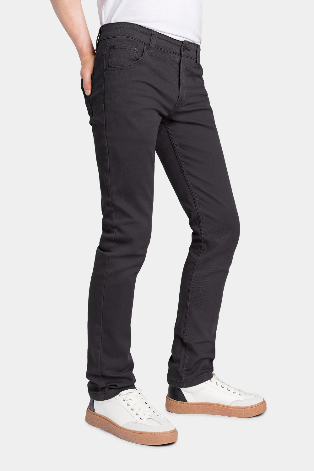 Men's Essential Skinny Fit Colored Jeans - Image 14