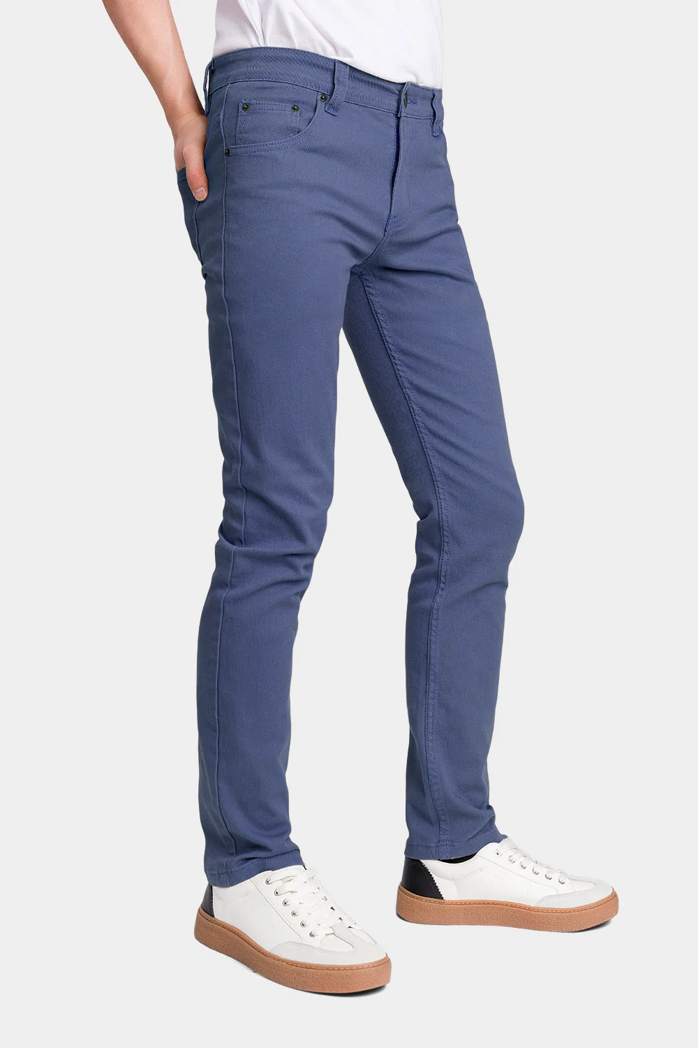 Men's Essential Skinny Fit Colored Jeans - Image 33