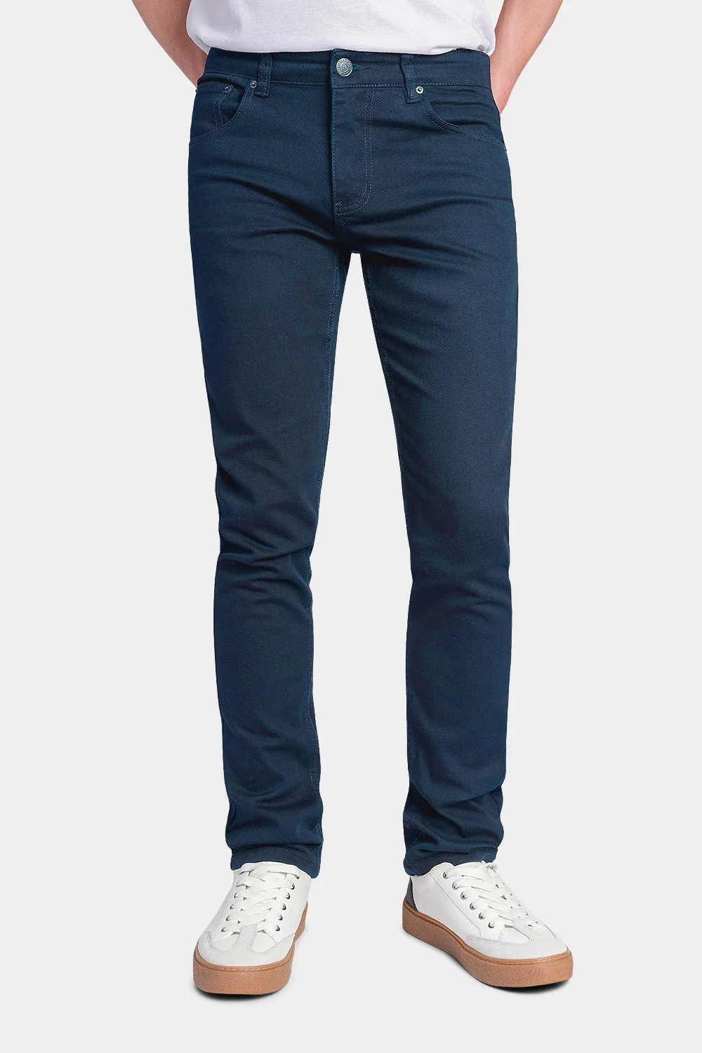 Men's Essential Skinny Fit Colored Jeans - Image 59