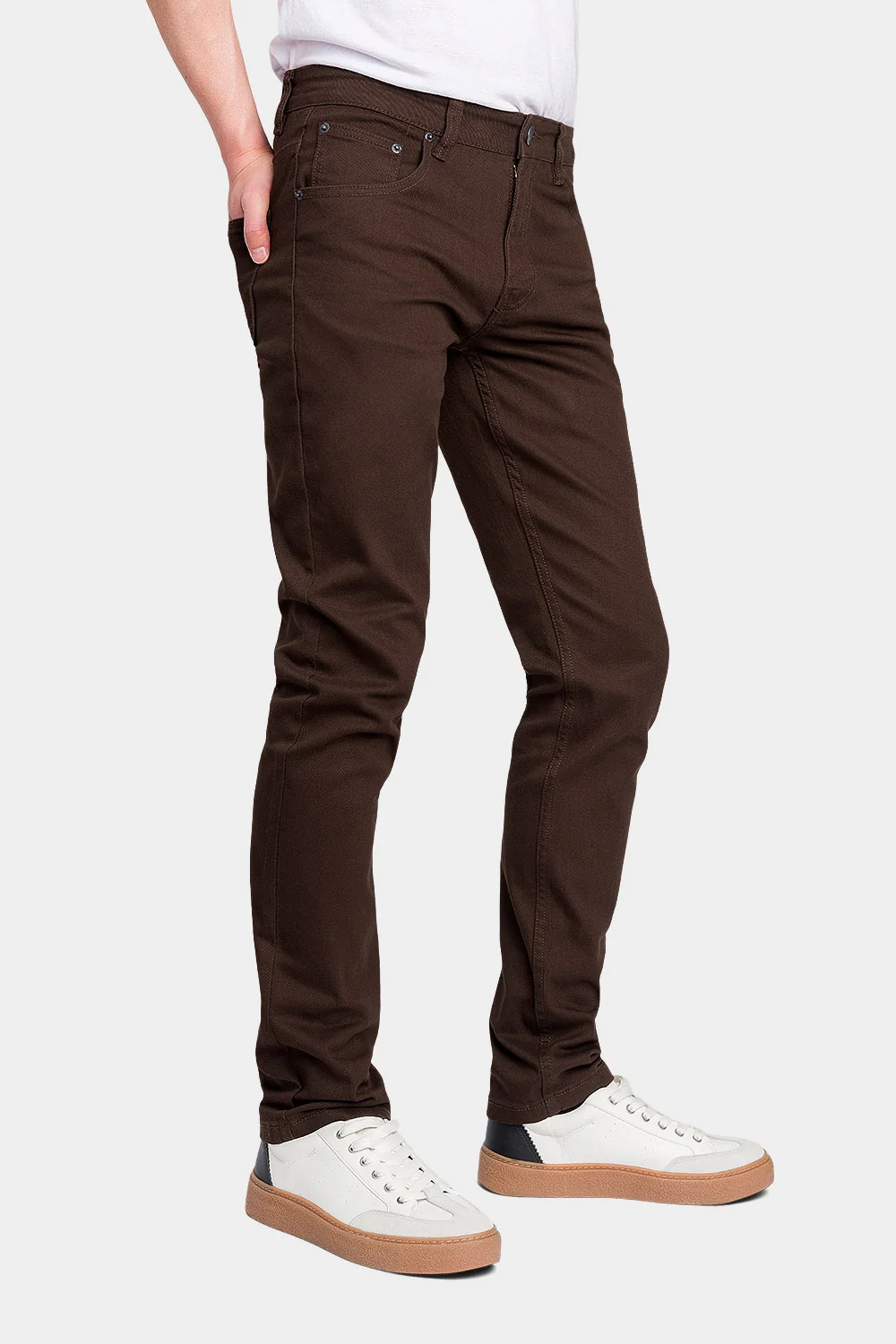Men's Essential Skinny Fit Colored Jeans - Image 11