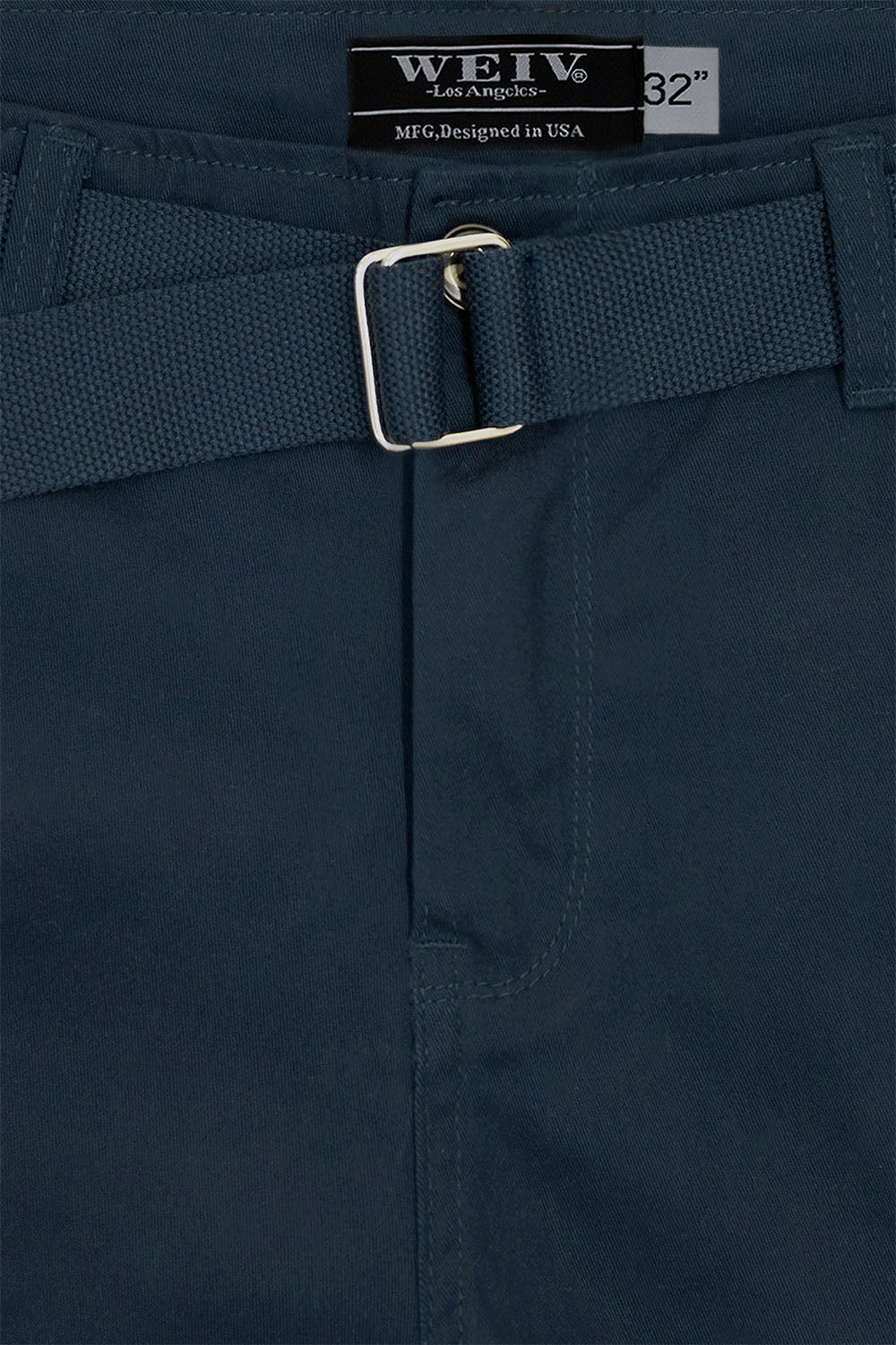 Men's Essential Solid Belted Cargo Shorts - Image 43