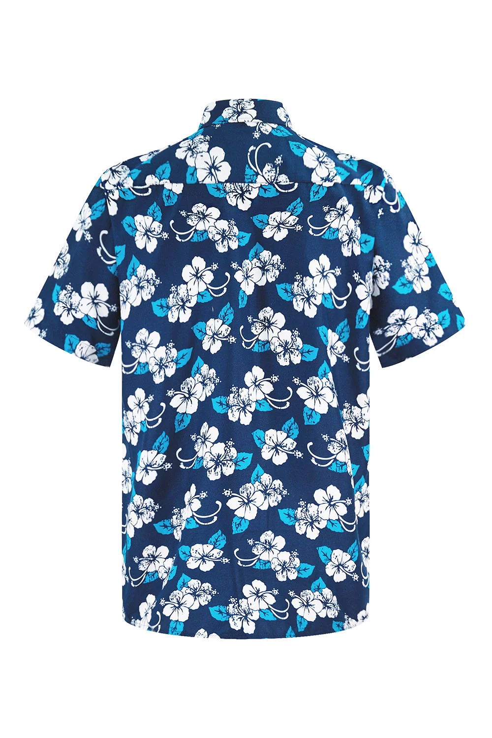Men's Floral Print Button Down Short Sleeve Shirts - Image 3