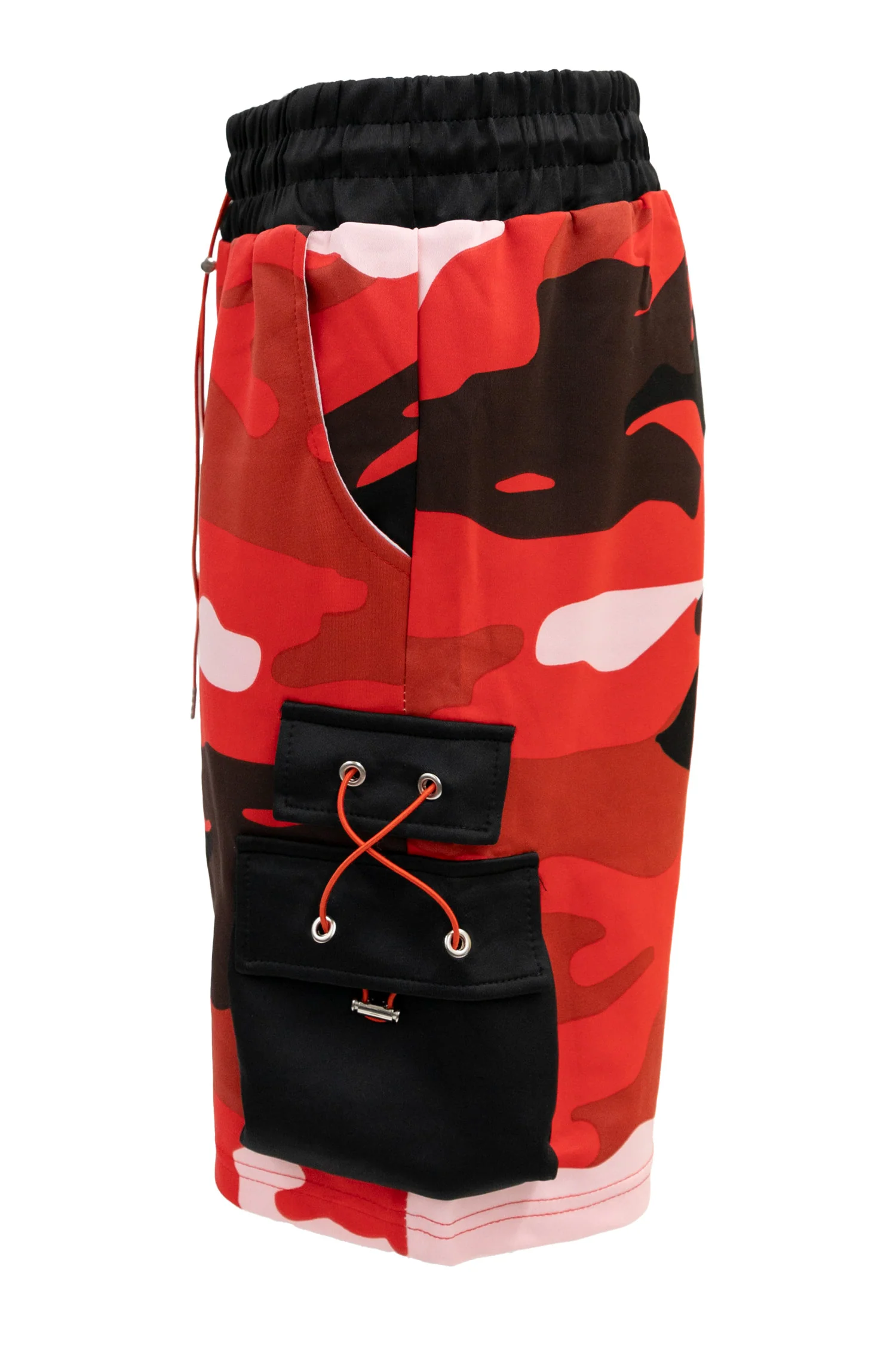 Men's Full Camo Sweat Cargo Shorts - Image 27