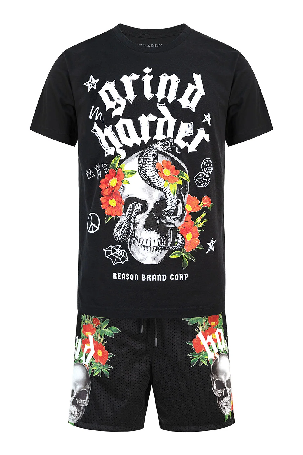 Men's Grind Harder Graphic T-Shirt - Image 7
