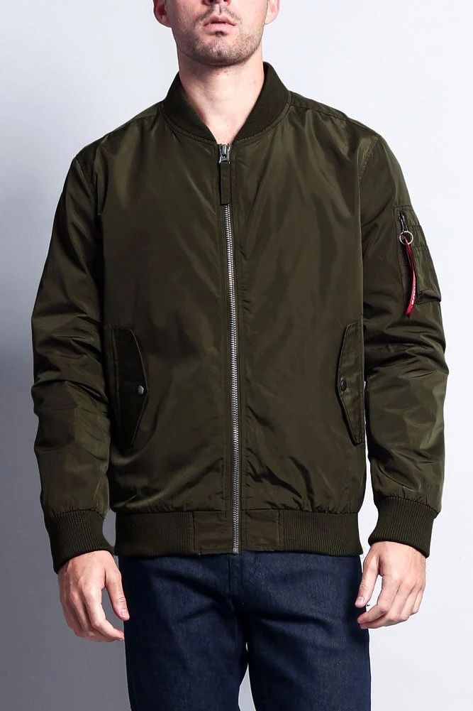 Men's Lightweight Bomber Flight Jacket - Image 37