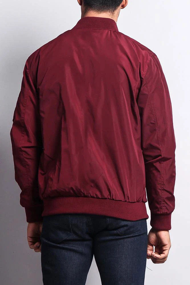 Men's Lightweight Bomber Flight Jacket - Image 9