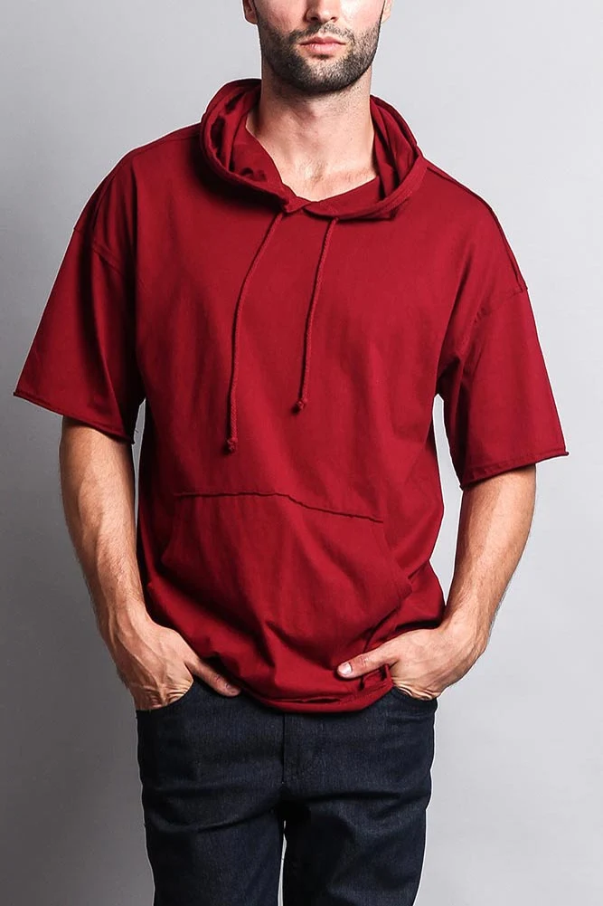 Men's Over Sized Hooded T-Shirt - Image 14