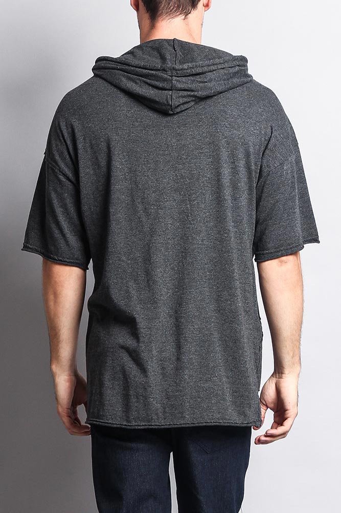 Men's Over Sized Hooded T-Shirt - Image 25
