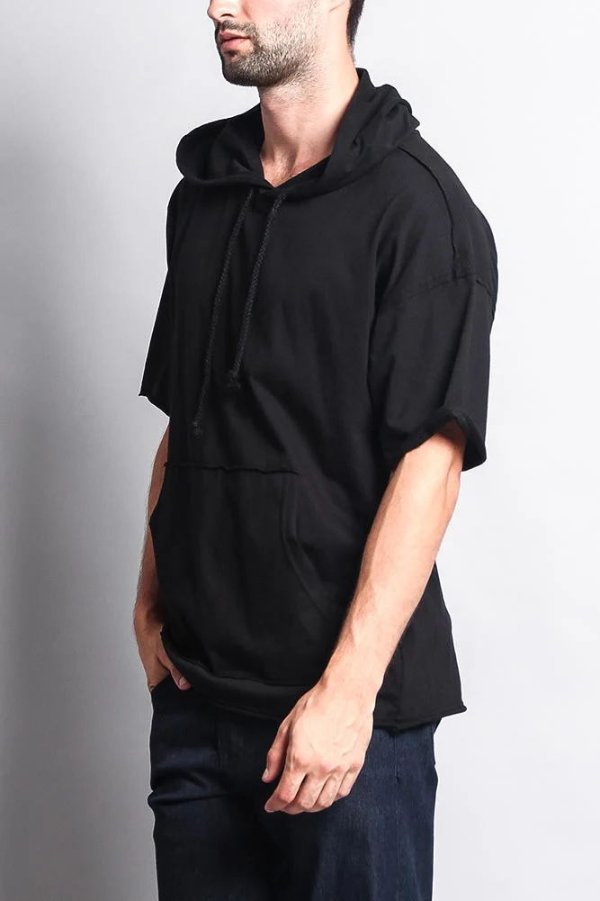 Men's Over Sized Hooded T-Shirt - Image 4
