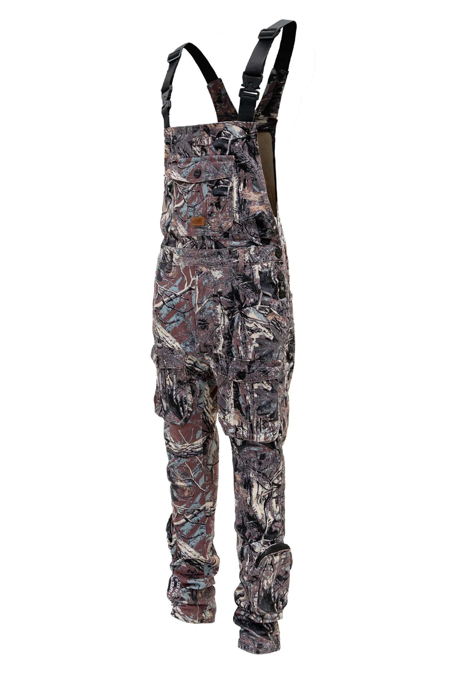 Men's Premium 3D Cargo Pocket Graphic Print Overall Pants - Image 2
