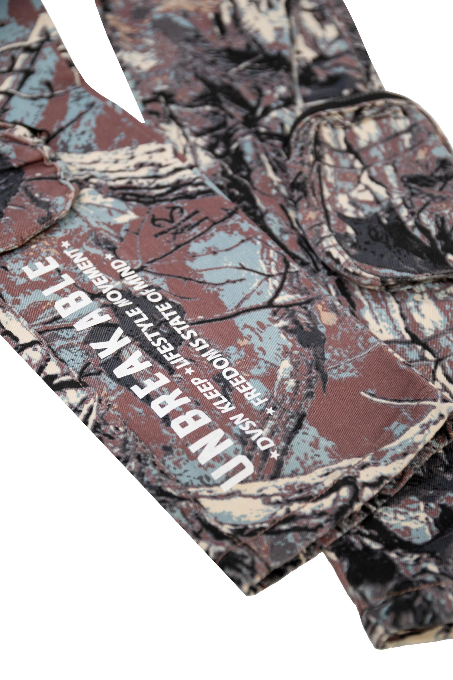 Men's Premium 3D Cargo Pocket Graphic Print Overall Pants - Image 7