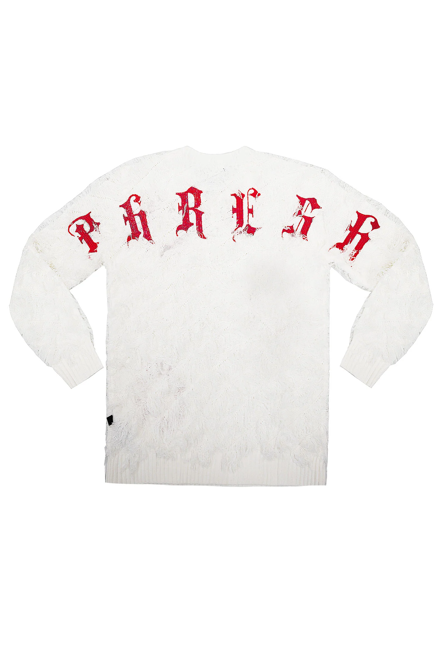 Thread Fringe Embroidered Sweater - Image 5